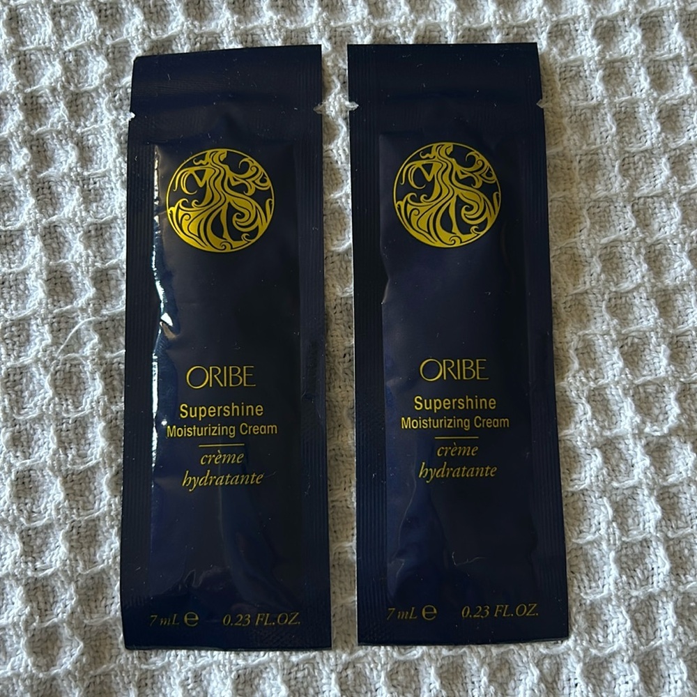 Oribe🎀2-Supershine Moisturizing Cream 2 x 7 ml 0.23 fl. oz / Sealed Packets